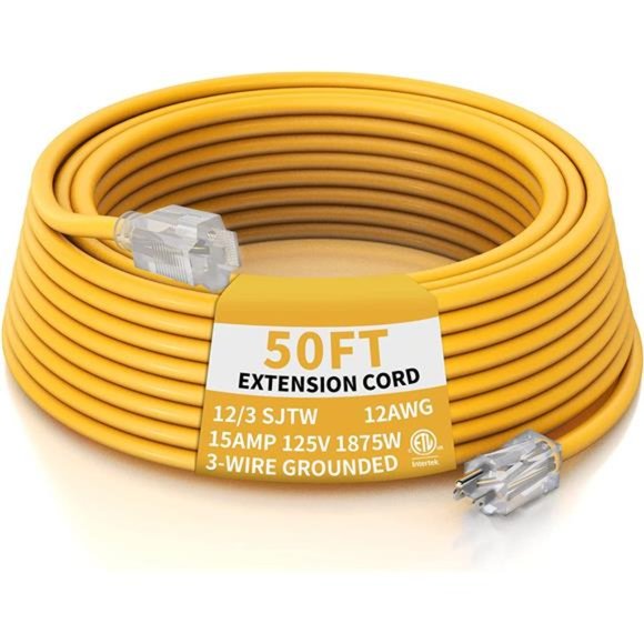 Other Outdoor Extension Cord 5 Ft Waterproof 123 Gauge Heavy Duty 3